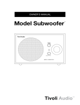 Tivoli Audio Model Subwoofer El manual del propietario