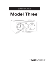 Tivoli Audio Model Three Manual de usuario