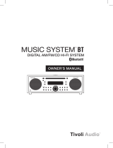 Tivoli Audio Music System BT El manual del propietario