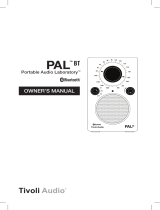 Tivoli Audio PAL BT El manual del propietario