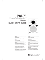 Tivoli Audio PAL BT (Gen. 1) Manual de usuario