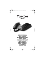 Topcom Axiss 50 Manual de usuario