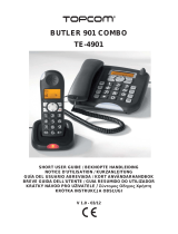 Topcom BUTLER 901 COMBO TE-4901 El manual del propietario
