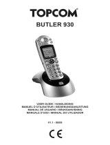 Topcom Butler 930 Guía del usuario