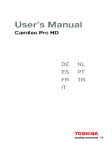 Toshiba Camileo Pro HD Instrucciones de operación