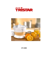 Tristar Juicer 1 Ltr 30 watt Manual de usuario