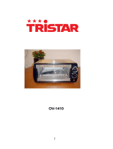 Tristar Oven 10 ltr stainless steel Instrucciones de operación