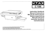 Utax C 106 Instrucciones de operación