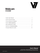 V7 Professional Webcam 1310 Manual de usuario