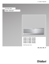 Vaillant VAM 3-085 W4N Manual de usuario