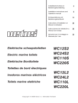 Vetus Electric marine toilet type WCS El manual del propietario
