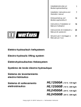 Vetus HL12500A, HL12500B, HL24500A, HL24500B Instrucciones de operación