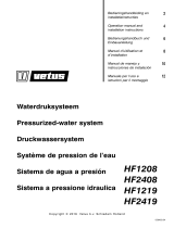 Vetus Pressurized water system type HF Guía de instalación