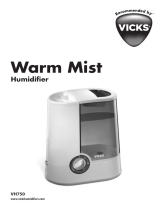 Vicks VH750 Warm Mist Humidifier El manual del propietario