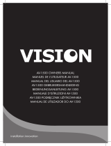 Vision AV-1500 Manual de usuario