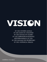 Vision SP-1300W El manual del propietario