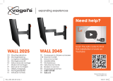 Vogel's TURN WALL2145 W Manual de usuario