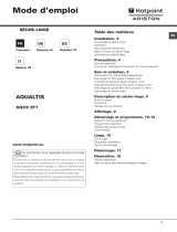 Hotpoint-Ariston AQC8 2F7 TM1 (EU) El manual del propietario