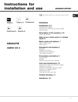 HOTPOINT/ARISTON AQM9D 490 U (EU)/A Manual de usuario