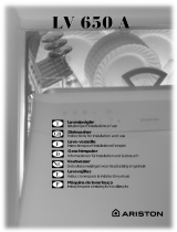 Ariston LV 650 A WH/E El manual del propietario
