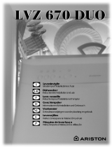 Hotpoint-Ariston LVZ 670 DUO AN El manual del propietario