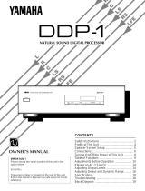 Yamaha DDP-1 El manual del propietario