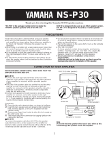 Yamaha NS-P30 Manual de usuario