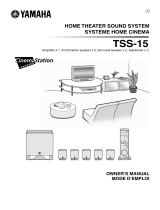 Yamaha TSS-15 El manual del propietario