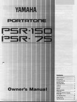 Yamaha PortaTone PSR-75 El manual del propietario