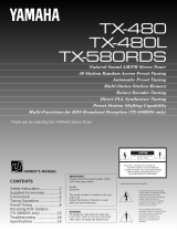 Yamaha TX-480 Manual de usuario