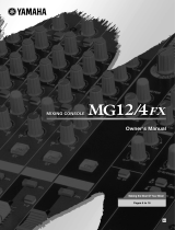 Yamaha MG12XU Manual de usuario