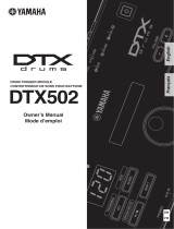 Yamaha DTX-502 Manual de usuario