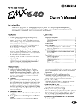 Yamaha EMX640 El manual del propietario