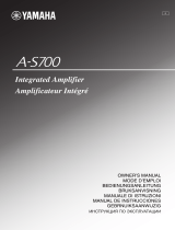 Yamaha A-S700 El manual del propietario