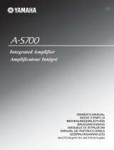 Yamaha A-S700 El manual del propietario