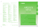 Yamaha ARIUS YDP-181 El manual del propietario