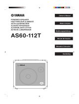 Yamaha AS60-112T Manual de usuario