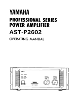 Yamaha AST-P2602 El manual del propietario