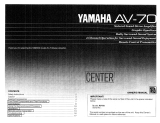 Yamaha AV-70 El manual del propietario