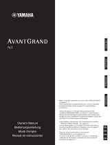 Yamaha AvantGard N1 El manual del propietario