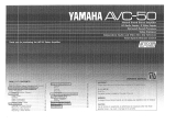 Yamaha AVC-50 El manual del propietario