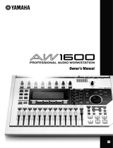 Yamaha AW 1600 Manual de usuario