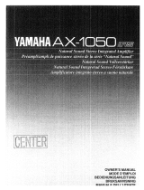 Yamaha AX-1050 El manual del propietario