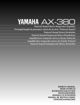Yamaha YHT-380 El manual del propietario