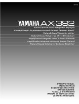 Yamaha AX-392 Manual de usuario
