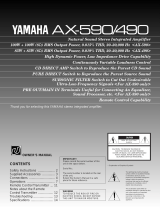 Yamaha AX-490 Manual de usuario