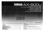 Yamaha AX-500 El manual del propietario