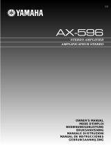 Yamaha AX-596 El manual del propietario