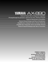 Yamaha AX-890 Manual de usuario