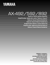 Yamaha AX-892 El manual del propietario